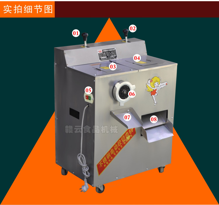 立式絞切機(jī)-升級銅芯電機(jī)-細(xì)節(jié)展示1