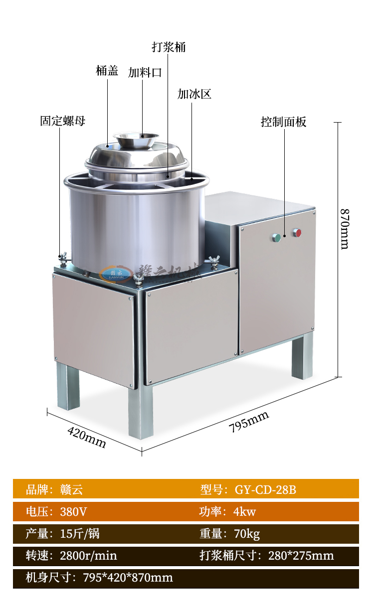 肉羹打漿機